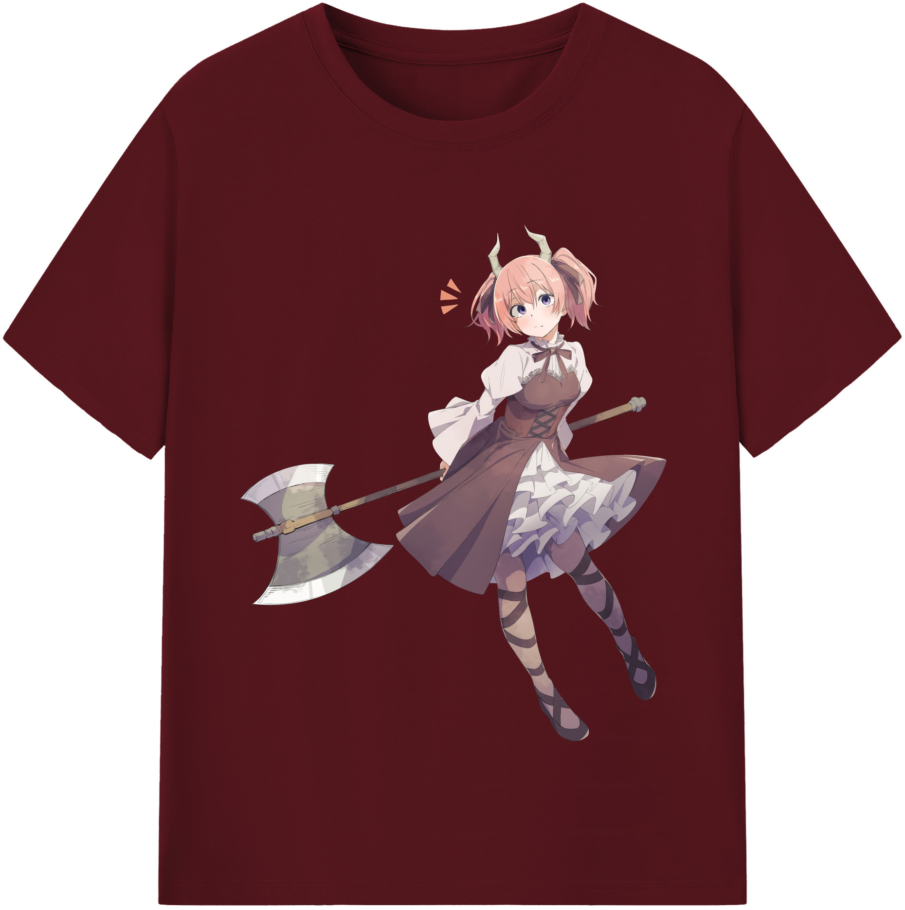 （画像用） 葬送のフリーレン Frieren 綿100％半袖Tシャツ（フロントプリント）